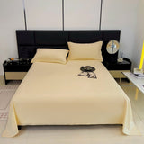 Waterproof Bed Flat Sheet ,Best Season Cotton Sheet-Long Staple Cotton Sheets Set, Soft Cotton Bed Sheets,Reusable Washable Mattress Protector Sheet, Furniture Cover for Bedding,Couch Yellow