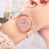 Platinum Watches Jewelry Dress Watches Rose Gold Roman Numerals Wrist Watch Bracelet,Minimalist Fashion Wrist Watch Analog Date with Leather Strap,Quartz Watch Stainless Steel Dial Casual Rose Gold