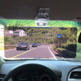 Sun Visor Extender for Cars - Universal Car Visor Extension, UV400 Sun Blocker, Anti-Glare Visor Clip, 11.8x5.12in, Adjustable Car Sun Visor for Driving Safety, Fits All Cars and SUVs - Black