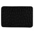 40 x 24 Inch Cotton Bathroom Floor Mat - Super Soft, Water Absorbent, Non-Slip, Machine Washable, Ideal for Bathroom, Bedroom, and Kitchen Black