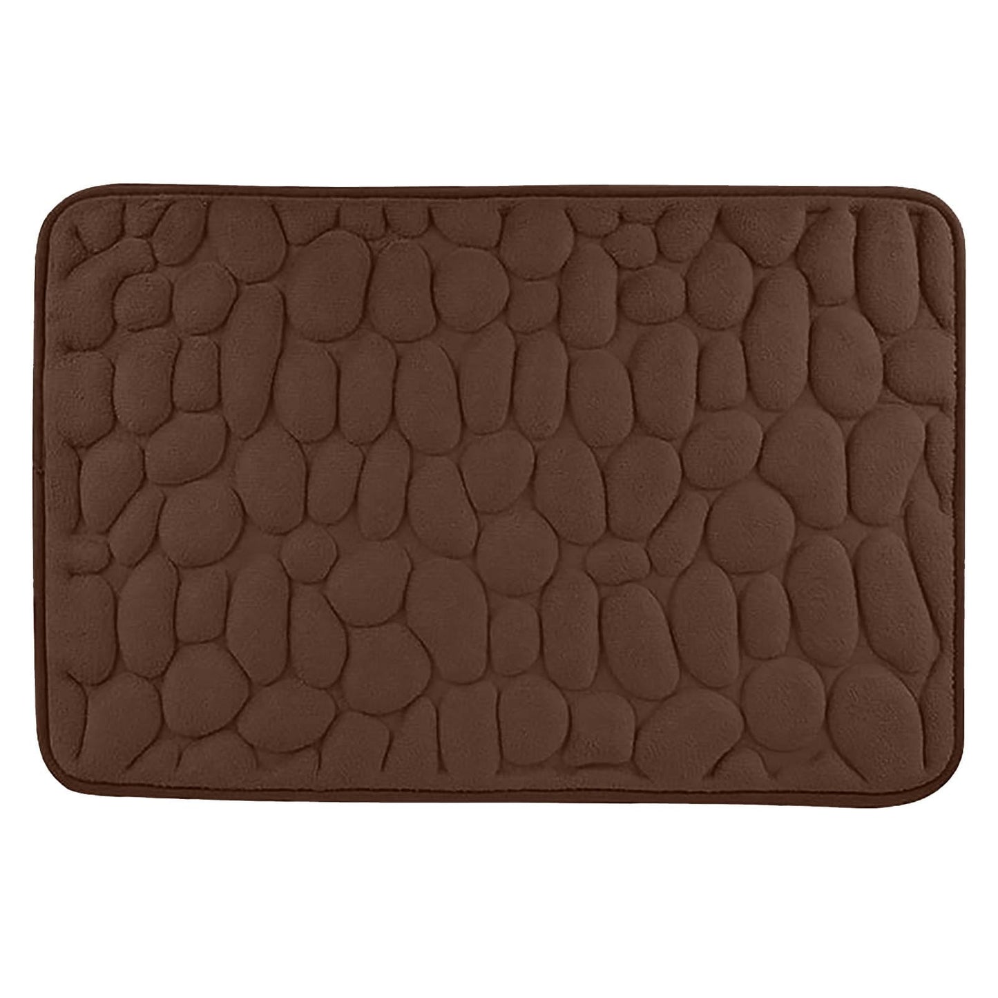 40 x 24 Inch Cotton Bathroom Floor Mat - Super Soft, Water Absorbent, Non-Slip, Machine Washable, Ideal for Bathroom, Bedroom, and Kitchen Coffee