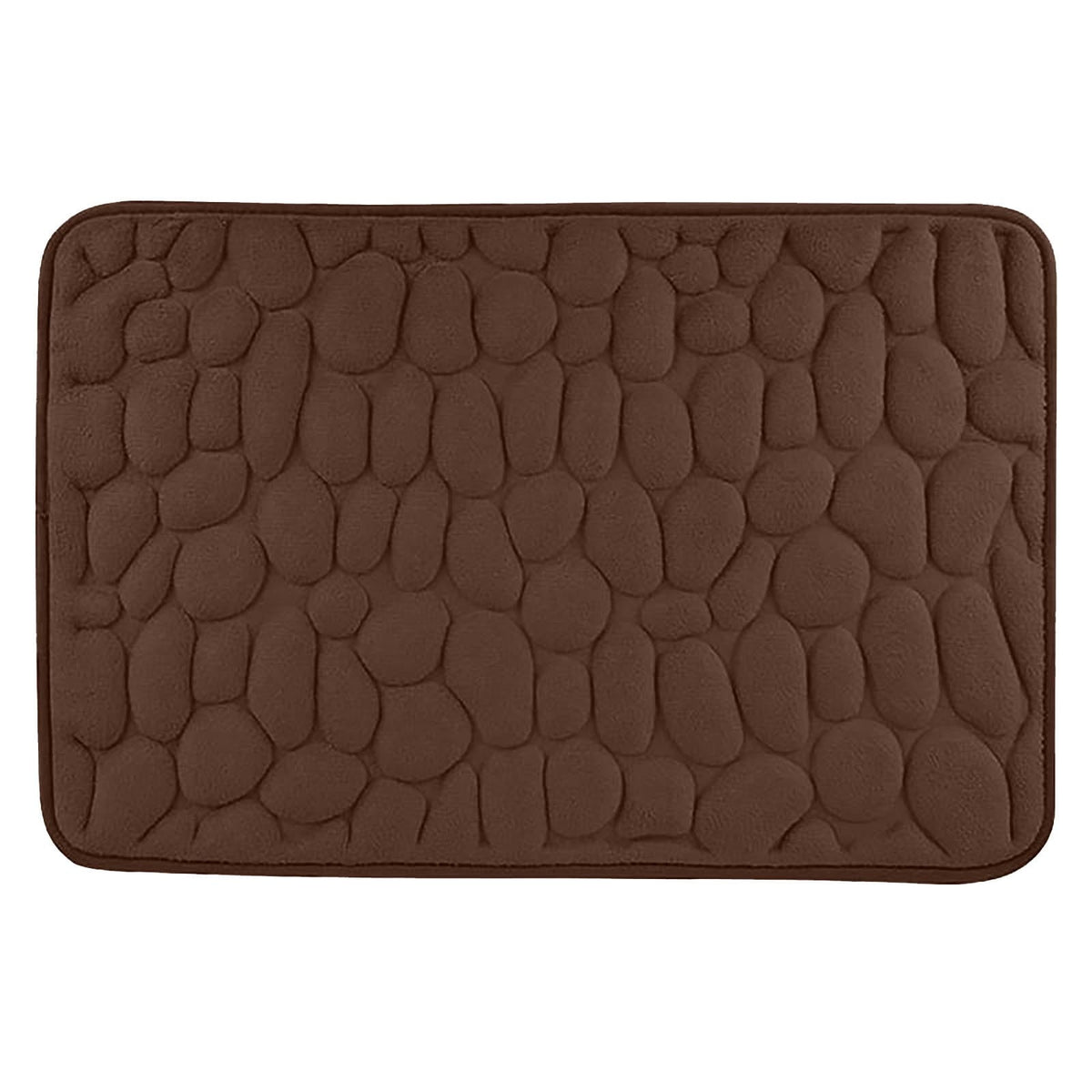 40 x 24 Inch Cotton Bathroom Floor Mat - Super Soft, Water Absorbent, Non-Slip, Machine Washable, Ideal for Bathroom, Bedroom, and Kitchen Coffee
