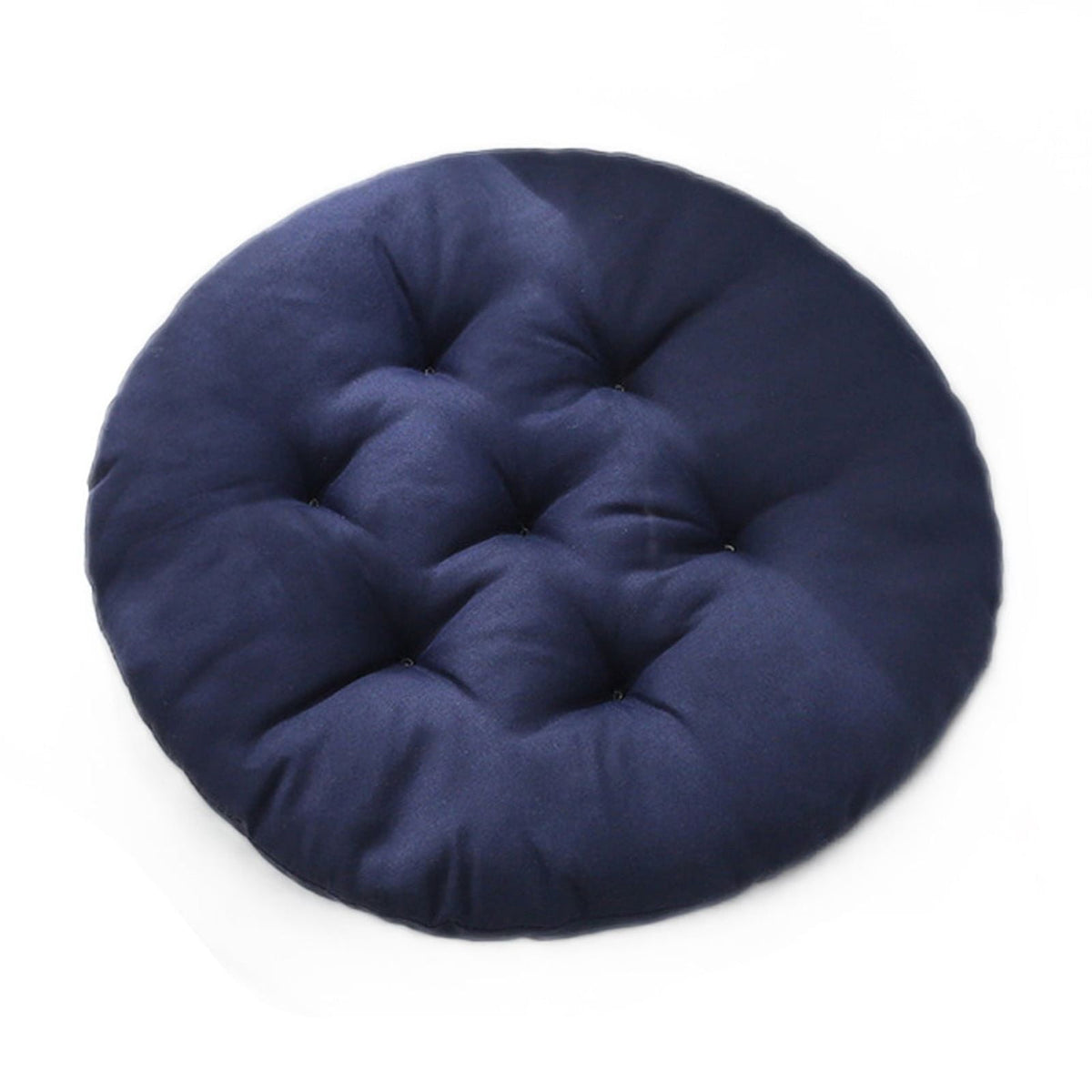 Round Bar Stool Cushion - Round Soft Chair Cushions Home Floor Pillow Indoor Corduroy Chair Pads Office Seat Cushion, Comfortable Sitting for Wooden or Metal Stools Black