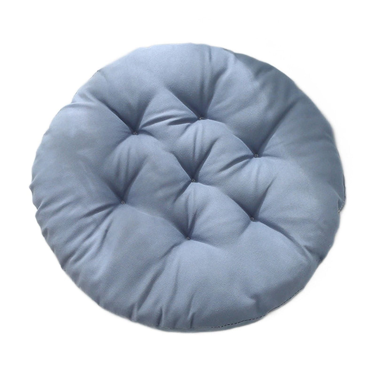 Round Bar Stool Cushion - Round Soft Chair Cushions Home Floor Pillow Indoor Corduroy Chair Pads Office Seat Cushion, Comfortable Sitting for Wooden or Metal Stools Gray