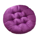 Round Bar Stool Cushion - Round Soft Chair Cushions Home Floor Pillow Indoor Corduroy Chair Pads Office Seat Cushion, Comfortable Sitting for Wooden or Metal Stools Purple