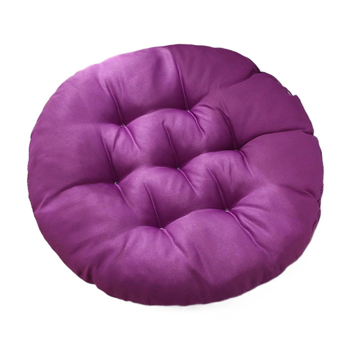 Round Bar Stool Cushion - Round Soft Chair Cushions Home Floor Pillow Indoor Corduroy Chair Pads Office Seat Cushion, Comfortable Sitting for Wooden or Metal Stools Purple