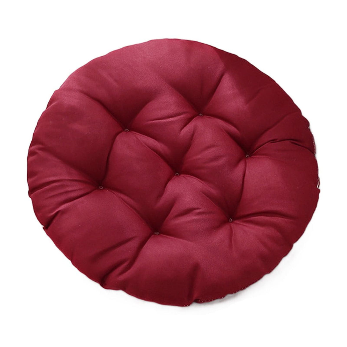 Round Bar Stool Cushion - Round Soft Chair Cushions Home Floor Pillow Indoor Corduroy Chair Pads Office Seat Cushion, Comfortable Sitting for Wooden or Metal Stools Red