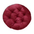 Round Bar Stool Cushion - Round Soft Chair Cushions Home Floor Pillow Indoor Corduroy Chair Pads Office Seat Cushion, Comfortable Sitting for Wooden or Metal Stools Red