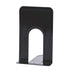 Metal Non-Slip Bookends - Heavy Duty Bookend Brackets with Anti-Slip Foam for Office and Home, T-Shaped Design for Stability, 310mm Size black