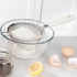 Cetilox Stainless Steel Flour Sifter - Double-Layer 30-Mesh Sieve for Baking and Powdered Sugar - 25cm, Dishwasher-Safe 14cm