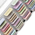 Bible Guidance Tabs with Book Tabs & Blank Customizable Tabs – 7.87 x 5.5 inches, Easy Apply & Removable, Bible Navigation Aid for Efficient Study, Personalize Favorite Verses, No Residue Multicolor