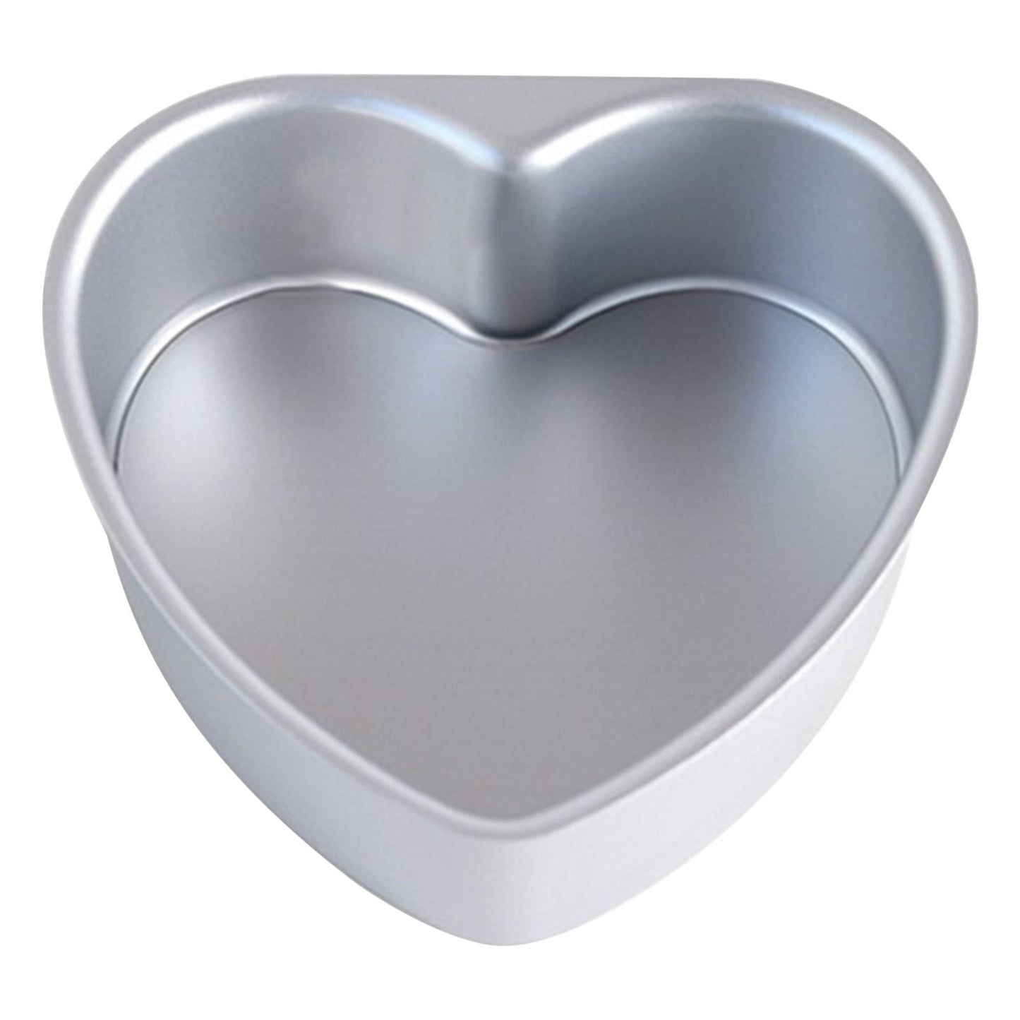 8 Inch Heart Cake Pan - 3D Aluminum Tin Bakeware Cake Decorating Wedding, Birthday Party, heart-shaped cake tin, Heart Shaped Live Bottom Cake Mould Shaped Chiffon Baking Mould A