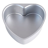 8 Inch Heart Cake Pan - 3D Aluminum Tin Bakeware Cake Decorating Wedding, Birthday Party, heart-shaped cake tin, Heart Shaped Live Bottom Cake Mould Shaped Chiffon Baking Mould A