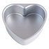 8 Inch Heart Cake Pan - 3D Aluminum Tin Bakeware Cake Decorating Wedding, Birthday Party, heart-shaped cake tin, Heart Shaped Live Bottom Cake Mould Shaped Chiffon Baking Mould A