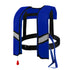 Inflatable , Manual/Self Inflating , TOP Nylon Inflatable Vest with Whistle ＆ Blowpipe, Adult s with Release Buckle ＆ Reflective Strips F