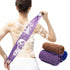 3 Pieces African Net Sponge with Handles Long African Exfoliating Net Washcloth Bath Sponge Net Cloth Wash Net Body Back Scrubber for Shower Loofah, 31.5x5.9 31.5" x 5.9" Blue*1 Brown*1 ruple*1