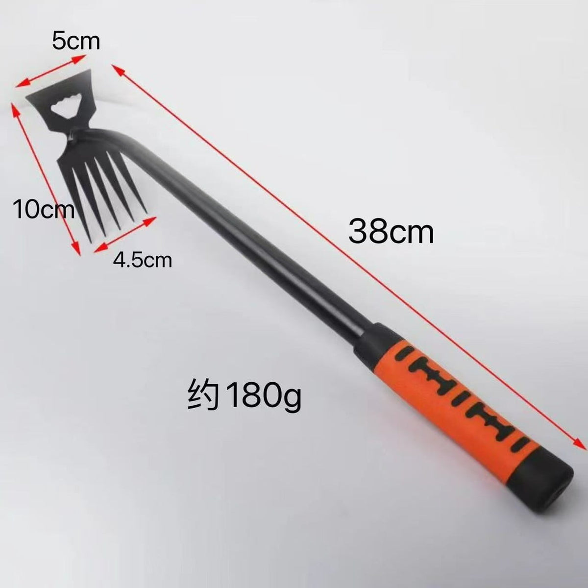 2025 Upgraded Weed Puller Tool, Weeding Artifact Uprooting Weeding Tool Weed Remover Tool 4 Teeth Manganese Steel Weed Pulling Tool, Weeder Tool Dual Purpose Manual Weeders Tool for Garden (19.7inch) A