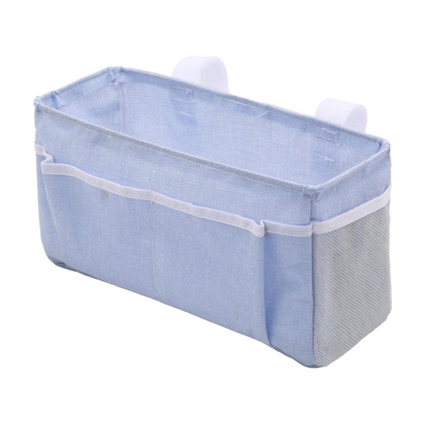Bedside Caddy/Bedside Storage Bag Hanging Organizer for Bunk and Hospital Beds,Dorm Rooms Bed Rails,Can be Placed Glasses,Books,Mobile Phones,Keys (Grey), 12.2x4.33x6.29 12.2" x 4.33" x 6.29" Grey