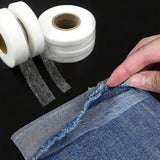 No sew Hemming Tape, Very Strong no sew Iron-On Hem Tape Perfect for Quick Clothing Repairs, Fabric Bonding, Adhesive Cloth Tape for Hemming and DIY Crafts One Size A