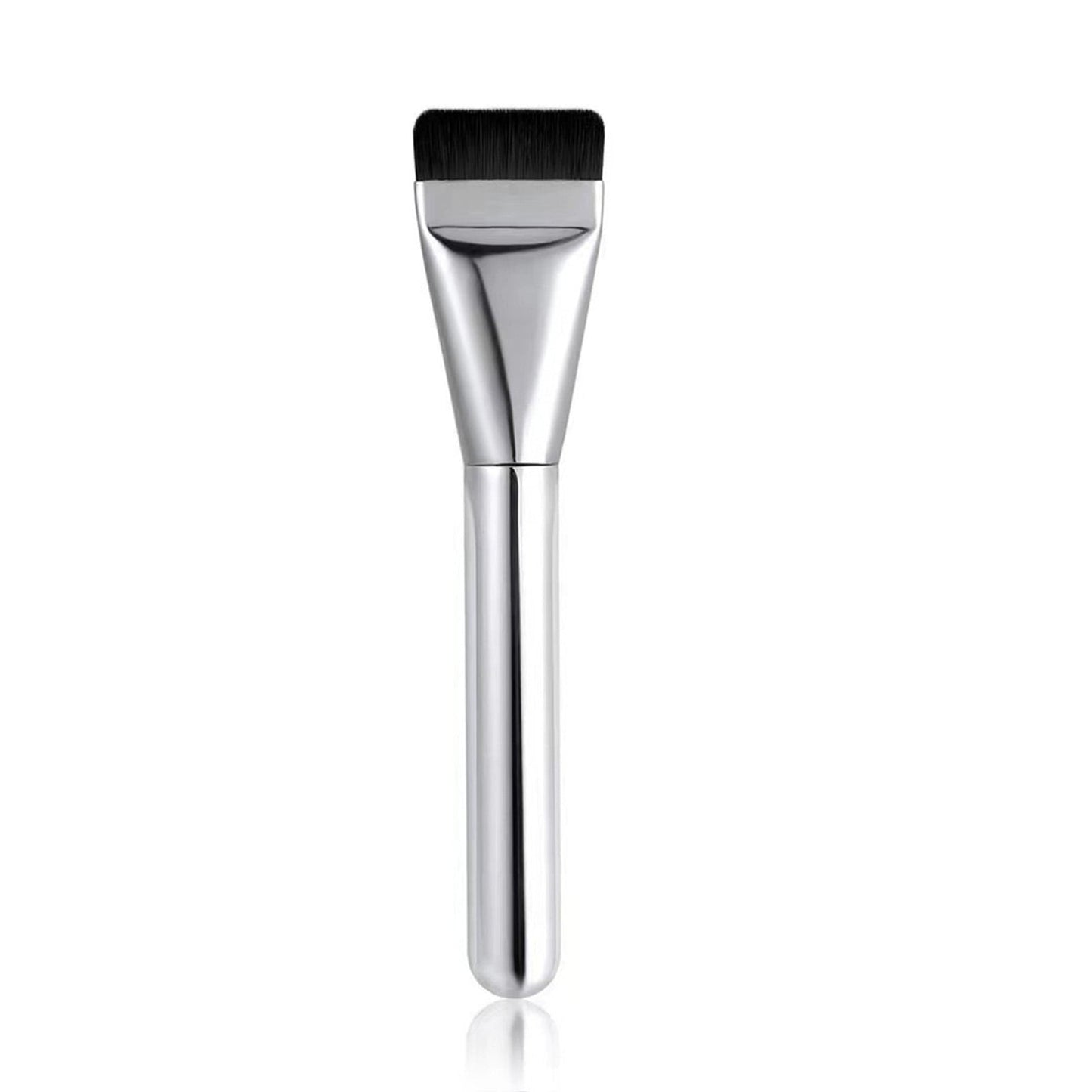 Flat Lightweight Foundation Makeup Brush, Flat Contour Foundation Concealer Brush,Make up Brush Ultra Thin, for Blending Liquid Powder Free Size as show