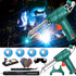 3 In 1 Rust Removal Cutting Welding, Internally Heated Industrial Welding Tools, Multi-Function Soldering Iron Soldering Gun Set (Green) Green