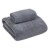 Bath Sheets Towels for Adults, 13.77x29.52 Inches - Light Thin Quick Drying Highly Absorbent Bath Towel for Bath, Fitness, Yoga, Travel, Sport and Shower (Pink) 13.77" x 29.52" Grey1