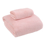 Bath Sheets Towels for Adults, 13.77x29.52 Inches - Light Thin Quick Drying Highly Absorbent Bath Towel for Bath, Fitness, Yoga, Travel, Sport and Shower (Pink) 13.77" x 29.52" Pink1