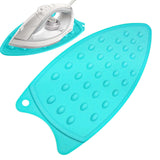 Silicone Anti-Slip Iron Rest Pad for Ironing Board, Heavy Duty Iron Rest Plate, Hot Heat Resistant Steam Compact Mat (Sky Blue/1 Pack) 5.51x10.43 5.51" x 10.43" Sky Blue/1 Pack