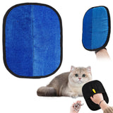 Pet Grooming Gloves,Cat Grooming Gloves for Dog & Cat,Cat Brush Glove for Carpet, Couch, Clothing, Furniture, (Green) 7.28x9.45 7.28" x 9.45" Red1