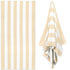 Large Oversized Beach Towel - Big Size Cotton 35 x 70 Inch Striped Pool Towel, Large Cabana Soft Swimming Towel for Adult Men Women, (Light Blue) 35" x 70" Beige
