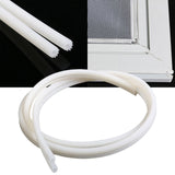 Window Screen Spline, 0.20" x 32.8FT Replacement Round Black Window Screen Retainer Spline, Window Screen Repair 0.20" x 32.8FT Clear3