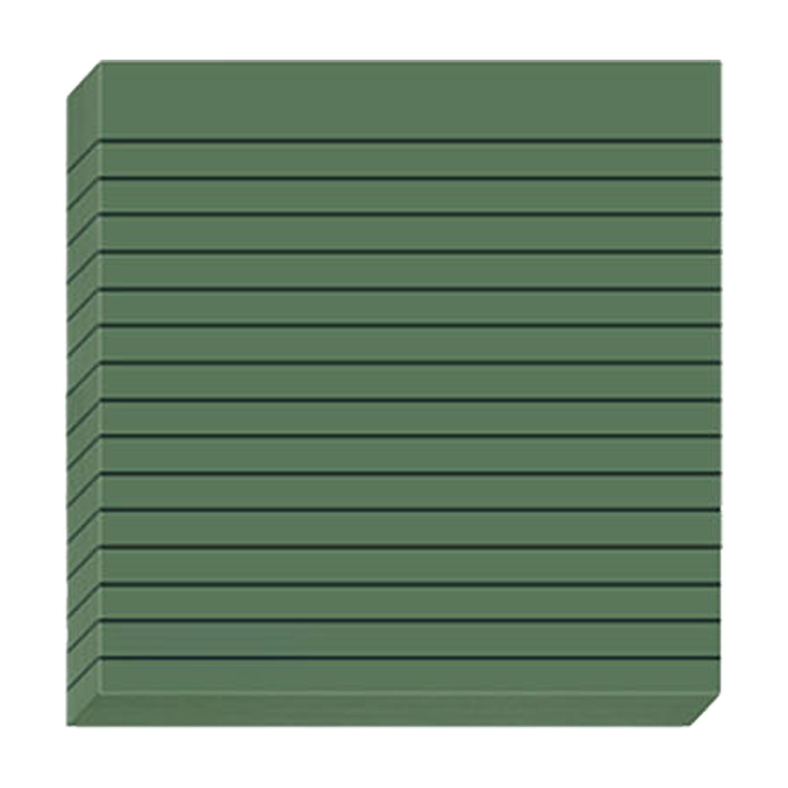 Lined Sticky Notes 3x3 Inches, Light Purple Black Ruled Self-Stick Pads, Easy to Post for Home, Office, Notebook, 1 Pack (30 Sheets/Pad) 3" x 3" Green3