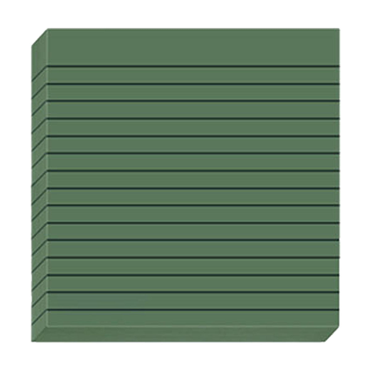 Lined Sticky Notes 3x3 Inches, Light Purple Black Ruled Self-Stick Pads, Easy to Post for Home, Office, Notebook, 1 Pack (30 Sheets/Pad) 3" x 3" Green3