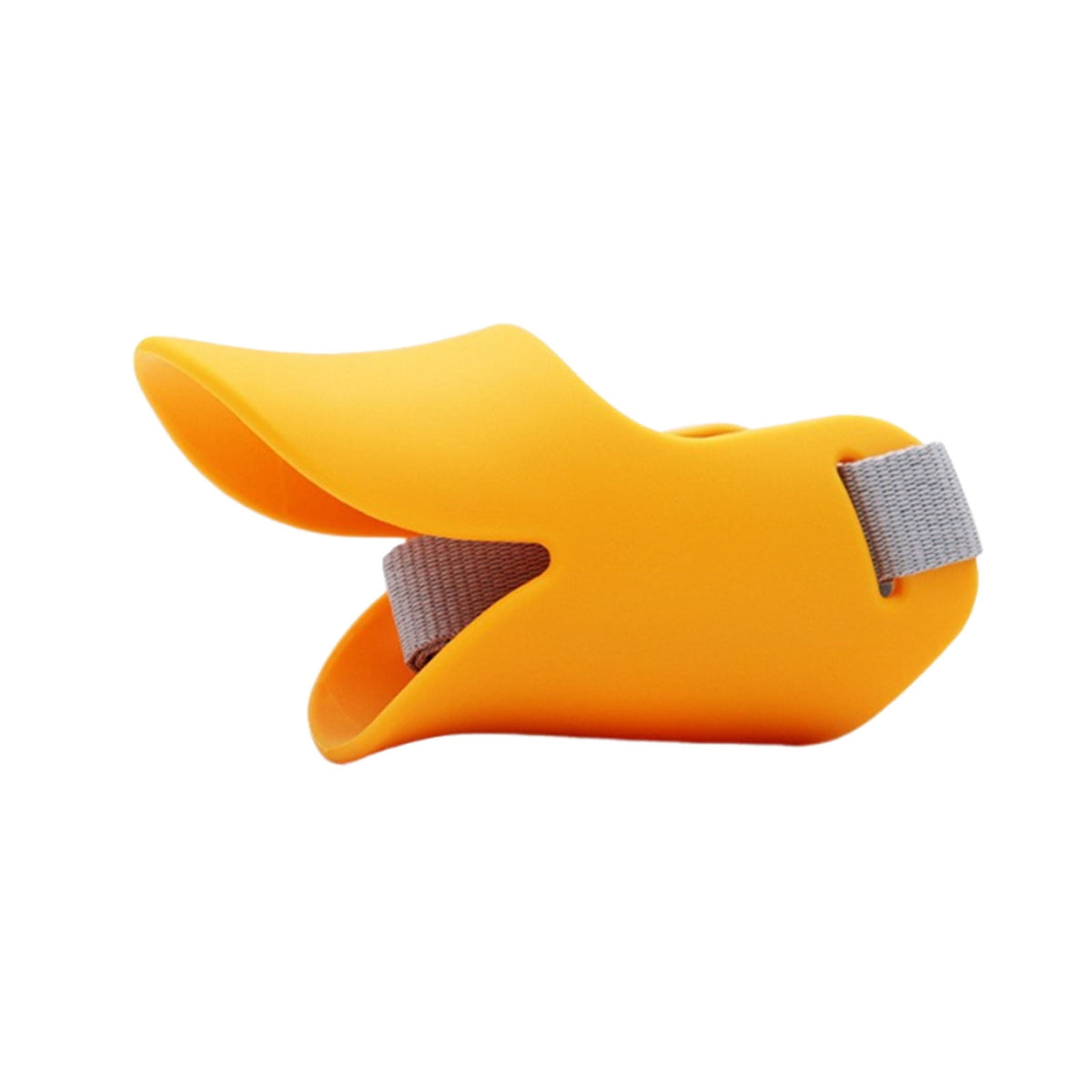 Dog Muzzle Duck Bill, Dog Mouth Mask to Prevent Eating Things for Dogs, Face Muzzle for Dogs to Accidental Eating Dog Walking Mask, Muzzle for Small 5-15lbs Soft S Yellow