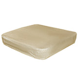 Square Hot Tub Cover - Outdoor Heavy Duty Protector for Patio Spas and Swimming Pools | Hard Covers For Hot Tub Waterproof Dust Cover for Hot Tubs, Jacuzzis, and Outdoor(Black -89.76x11.81") Beige-81.49x11.81"
