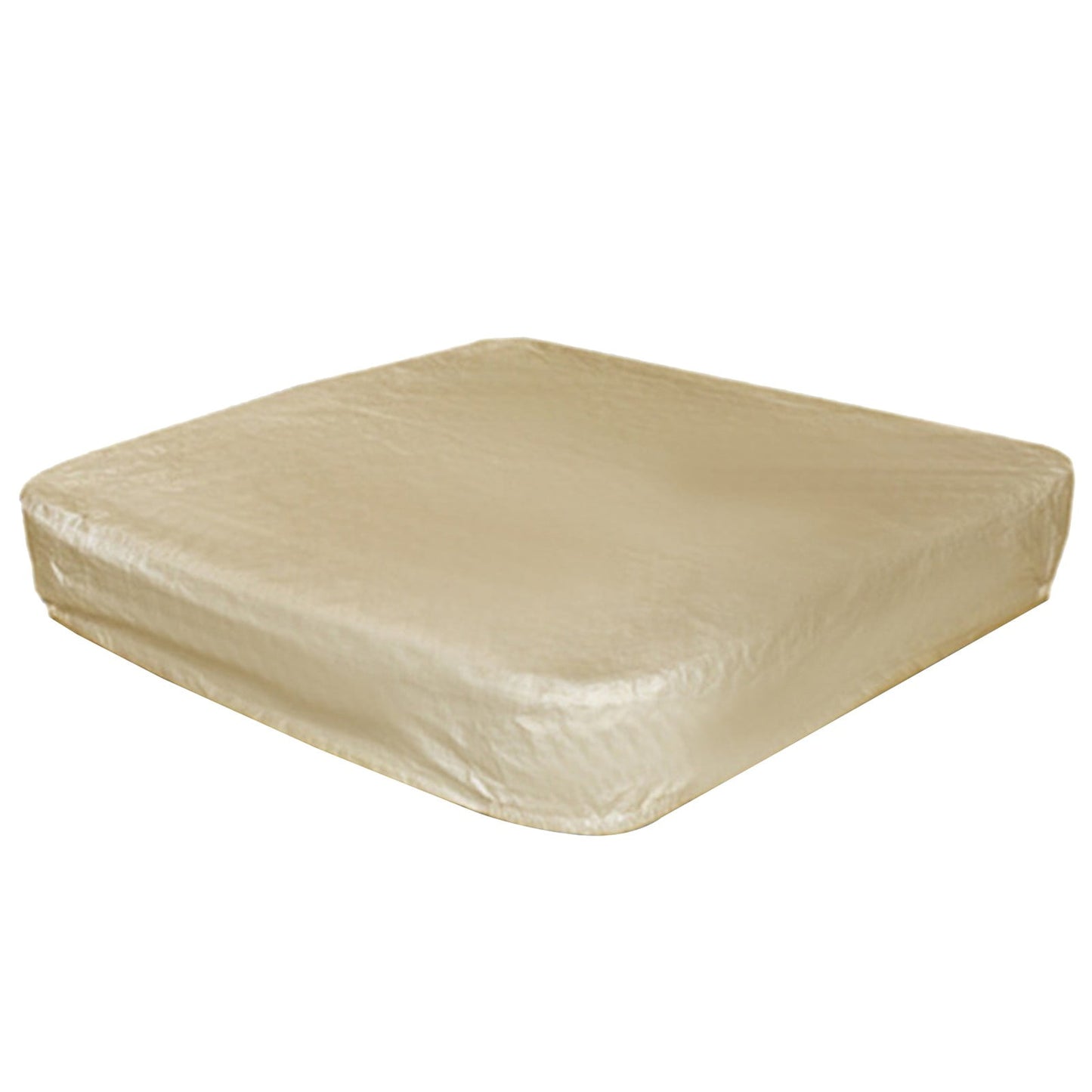 Square Hot Tub Cover - Outdoor Heavy Duty Protector for Patio Spas and Swimming Pools | Hard Covers For Hot Tub Waterproof Dust Cover for Hot Tubs, Jacuzzis, and Outdoor(Black -89.76x11.81") Beige-90.94x11.81"