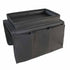 Sofa Armrest Organizer with Cup Holder - TV Remote Holder for Recliner & Couch | Armchair Caddy with Storage Pockets | Holds Cellphone, Tablet, Books, Magazines & Drinks Side Storage Bag(Black) Black