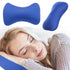 38cm×20cm Bone-Shaped Office Nap Pillow - Soft Foam Headrest for Travel, Plane, Car, Sofa & Bed | Portable Backrest Pillow with Soft Fabric for Comfortable Lunch Break Naps Office & Home(red) blue