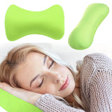 38cm×20cm Bone-Shaped Office Nap Pillow - Soft Foam Headrest for Travel, Plane, Car, Sofa & Bed | Portable Backrest Pillow with Soft Fabric for Comfortable Lunch Break Naps Office & Home(red) green