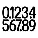 4 Inch Multicolor Vinyl Number Stickers - Self-Adhesive Decals for Mailbox, Car & Home,Large Digit Labels,Weatherproof Number Signs Number Labels For Car Home Multicolor(Blue) BK1