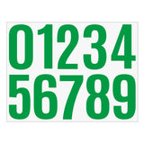 4 Inch Multicolor Vinyl Number Stickers - Self-Adhesive Decals for Mailbox, Car & Home,Large Digit Labels,Weatherproof Number Signs Number Labels For Car Home Multicolor(Blue) Green