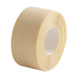 Kitchen & Bathroom Mildew-Proof Caulk Tape,PE Self-Adhesive Waterproof Sealing Strip for Bathtub, Shower & Toilet,Waterproof Caulk Strip, Bathroom Caulk Tape, Kitchen Sealing Tape(Grey) Beige