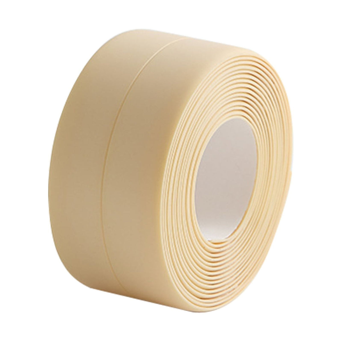 Kitchen & Bathroom Mildew-Proof Caulk Tape,PE Self-Adhesive Waterproof Sealing Strip for Bathtub, Shower & Toilet,Waterproof Caulk Strip, Bathroom Caulk Tape, Kitchen Sealing Tape(Grey) Beige