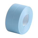 Kitchen & Bathroom Mildew-Proof Caulk Tape,PE Self-Adhesive Waterproof Sealing Strip for Bathtub, Shower & Toilet,Waterproof Caulk Strip, Bathroom Caulk Tape, Kitchen Sealing Tape(Grey) Blue