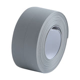 Kitchen & Bathroom Mildew-Proof Caulk Tape,PE Self-Adhesive Waterproof Sealing Strip for Bathtub, Shower & Toilet,Waterproof Caulk Strip, Bathroom Caulk Tape, Kitchen Sealing Tape(Grey) Grey