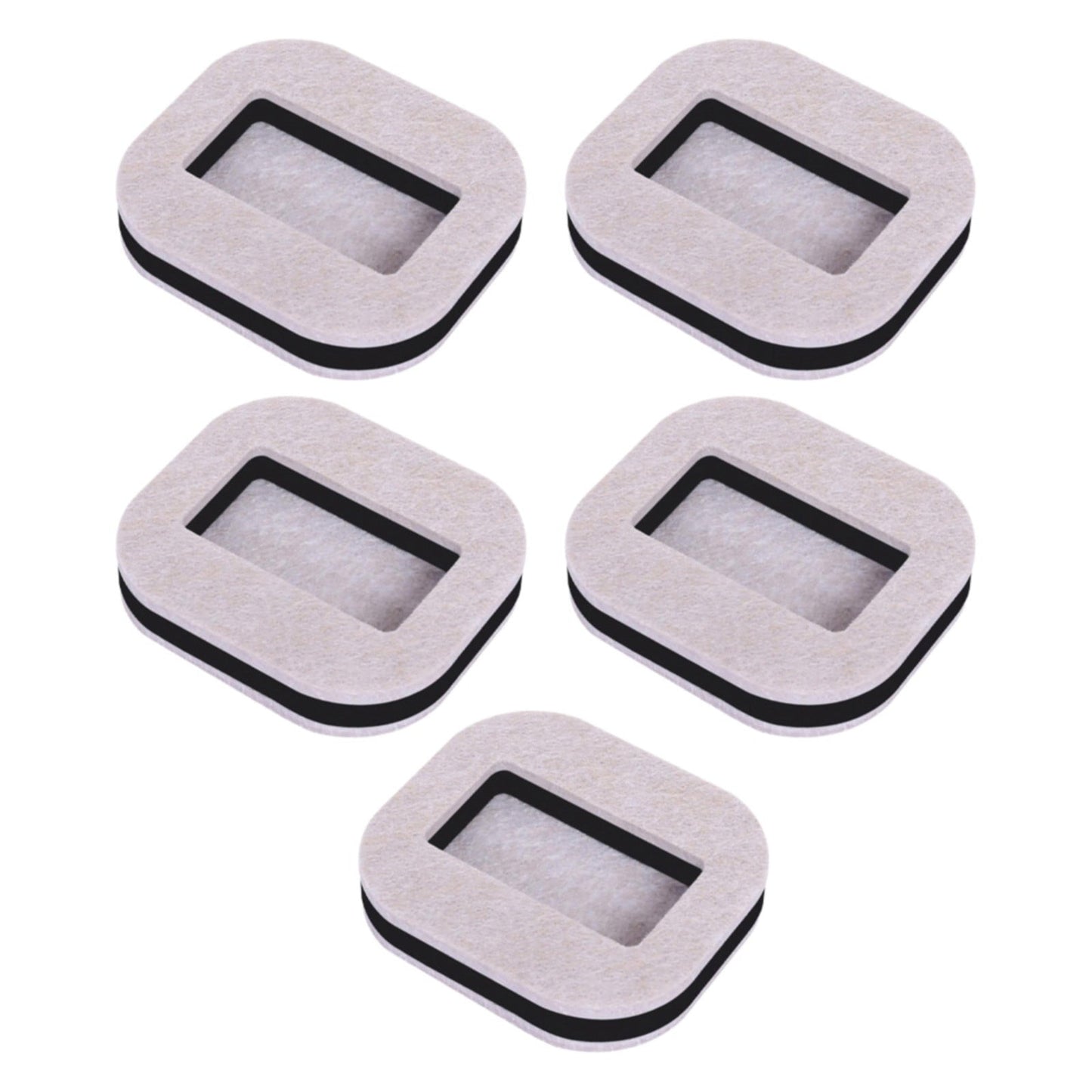 Furniture Caster Wheel Stoppers for Chairs,Prevent Sliding, Protect Hardwood Floors from Scratches,Chair Wheel Fixer, Furniture Caster Cups, Anti-Slip Furniture Pads, Hardwood Floor Protectors(B) A