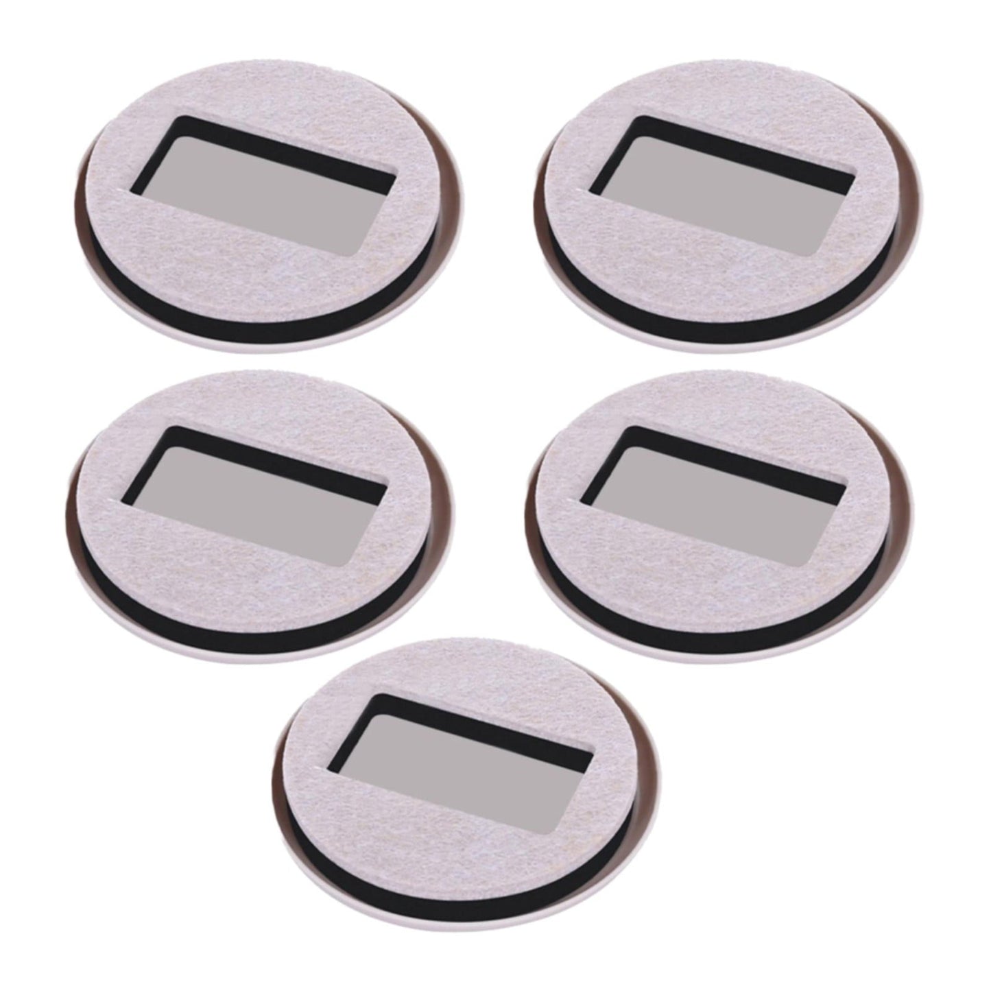 Furniture Caster Wheel Stoppers for Chairs,Prevent Sliding, Protect Hardwood Floors from Scratches,Chair Wheel Fixer, Furniture Caster Cups, Anti-Slip Furniture Pads, Hardwood Floor Protectors(B) B