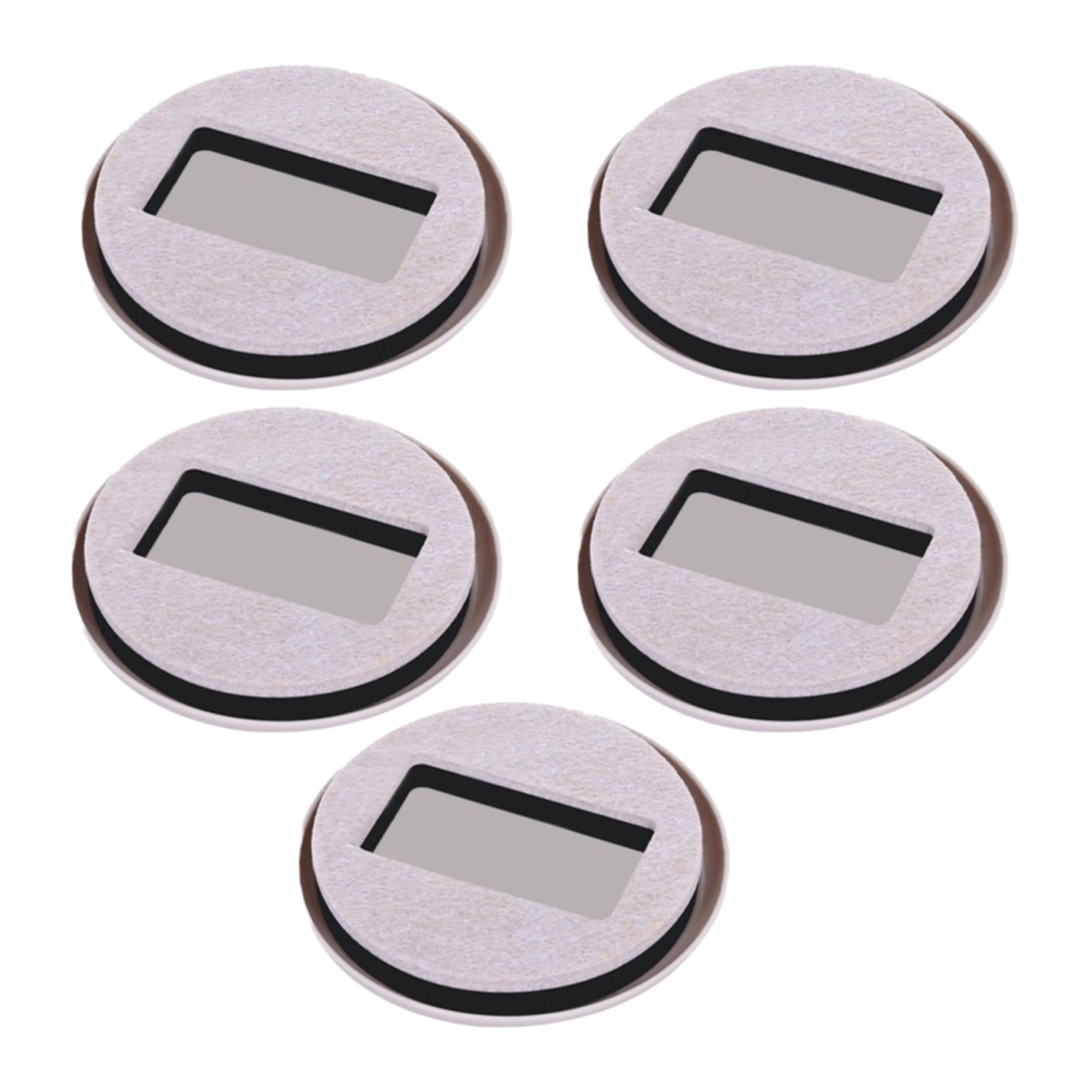 Furniture Caster Wheel Stoppers for Chairs,Prevent Sliding, Protect Hardwood Floors from Scratches,Chair Wheel Fixer, Furniture Caster Cups, Anti-Slip Furniture Pads, Hardwood Floor Protectors(B) B