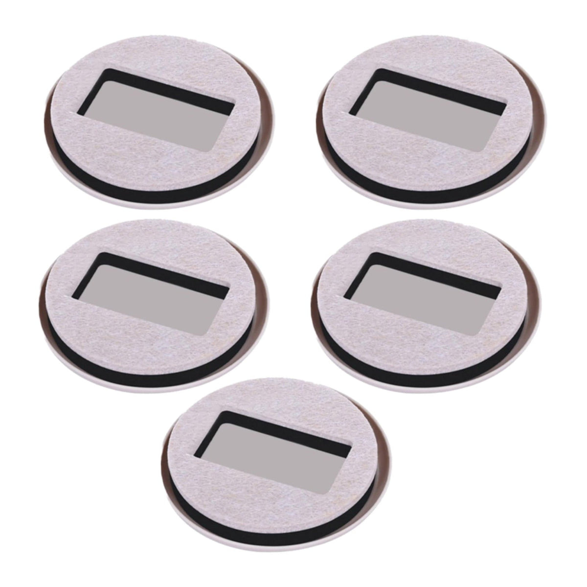 Furniture Caster Wheel Stoppers for Chairs,Prevent Sliding, Protect Hardwood Floors from Scratches,Chair Wheel Fixer, Furniture Caster Cups, Anti-Slip Furniture Pads, Hardwood Floor Protectors(B) B