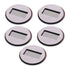 Furniture Caster Wheel Stoppers for Chairs,Prevent Sliding, Protect Hardwood Floors from Scratches,Chair Wheel Fixer, Furniture Caster Cups, Anti-Slip Furniture Pads, Hardwood Floor Protectors(B) B